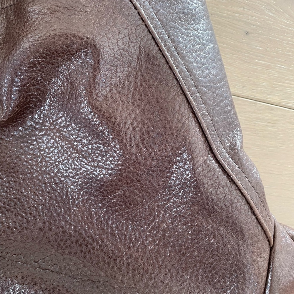 The Becky Jacket Brown Leather - Picture 6 of 16